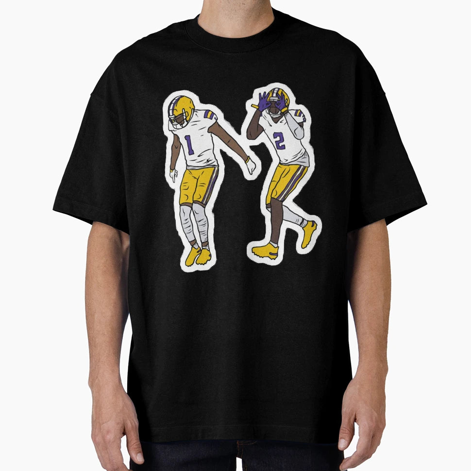 Griddy Duo T-Shirt - Aesthetic Graphic for Adults - T-Shirt, Sweatshirt, Hoodie