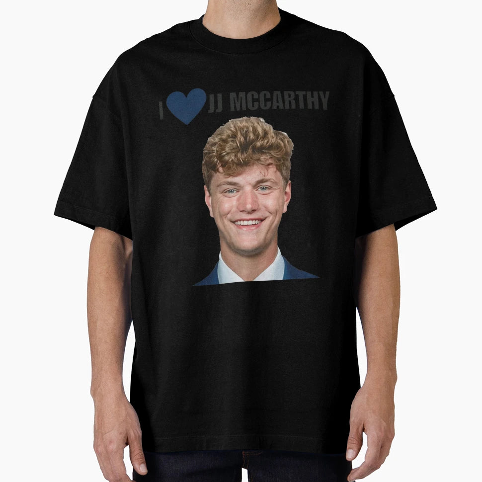 Jj Mccarthy Heart T-Shirt - Custom Art Print Unisex - T-Shirt, Sweatshirt, Hoodie