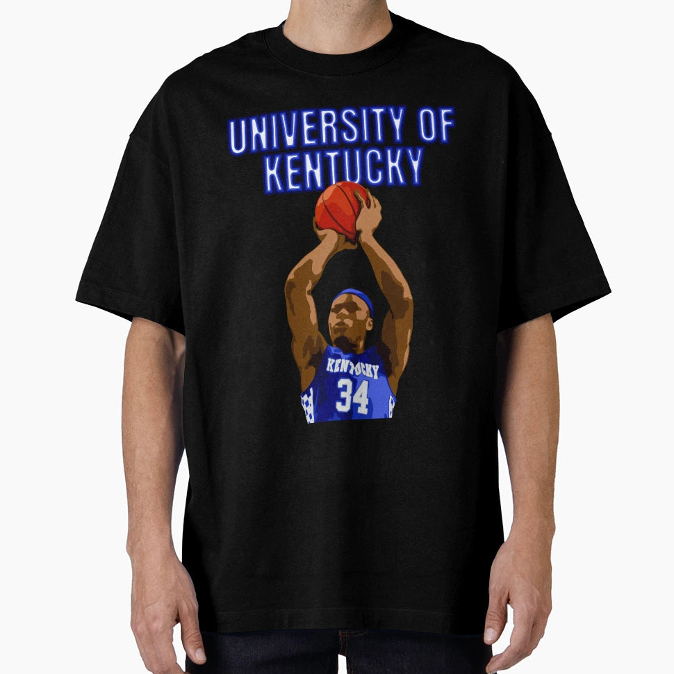 Oscar Tshiebwe 34 University Kentucky T-Shirt - Minimalist Print Unisex - T-Shirt, Sweatshirt, Hoodie