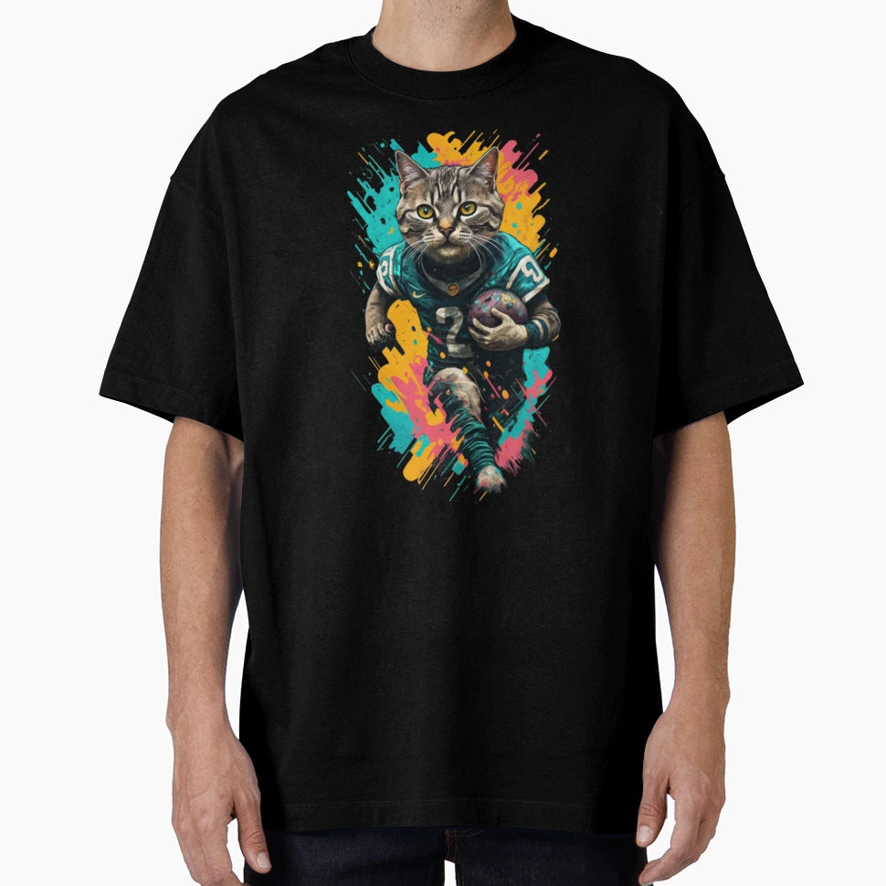 Football Player T-Shirt - Custom Art Print for Adults - T-Shirt, Sweatshirt, Hoodie