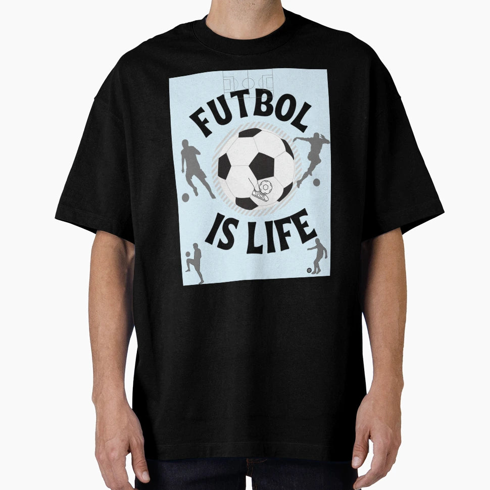 Football Is Life T-Shirt - Novelty Apparel for Adults - T-Shirt, Sweatshirt, Hoodie