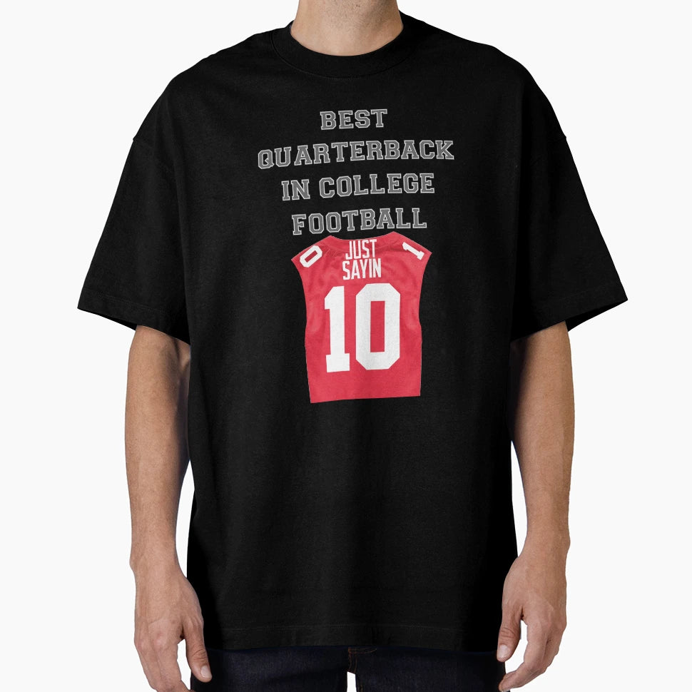 Best Quarterback College Football T-Shirt - Novelty Apparel for Adults - T-Shirt, Sweatshirt, Hoodie