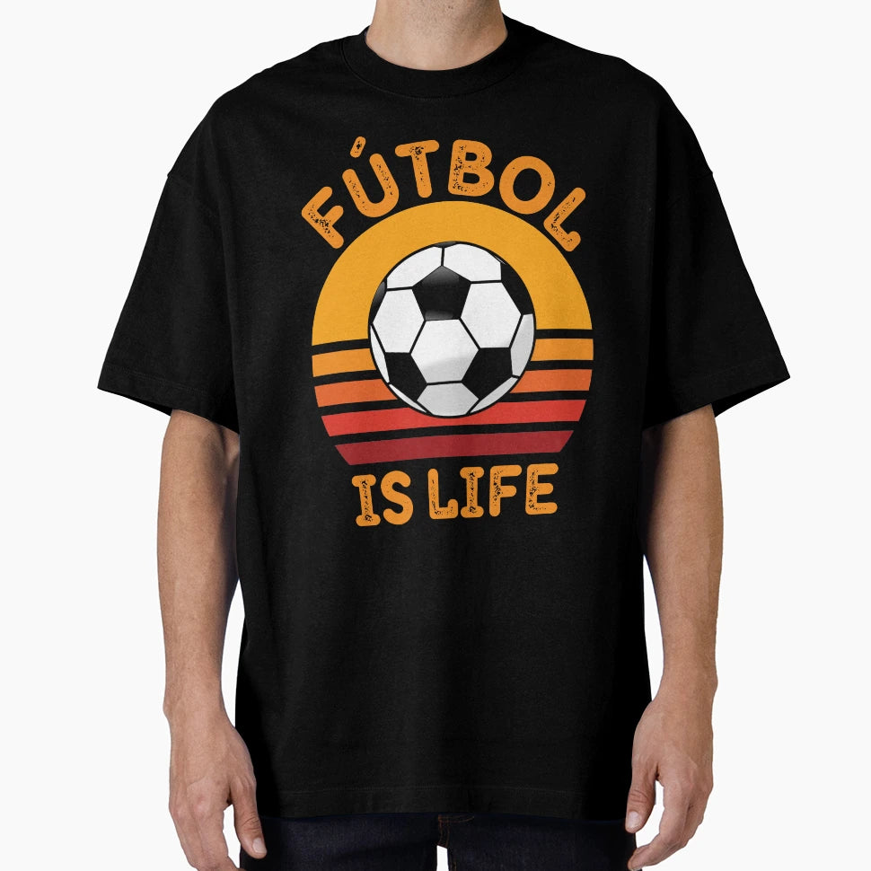 Futbol Is Life World Cup Qatar 2022 T-Shirt - Minimalist Print for Adults - T-Shirt, Sweatshirt, Hoodie