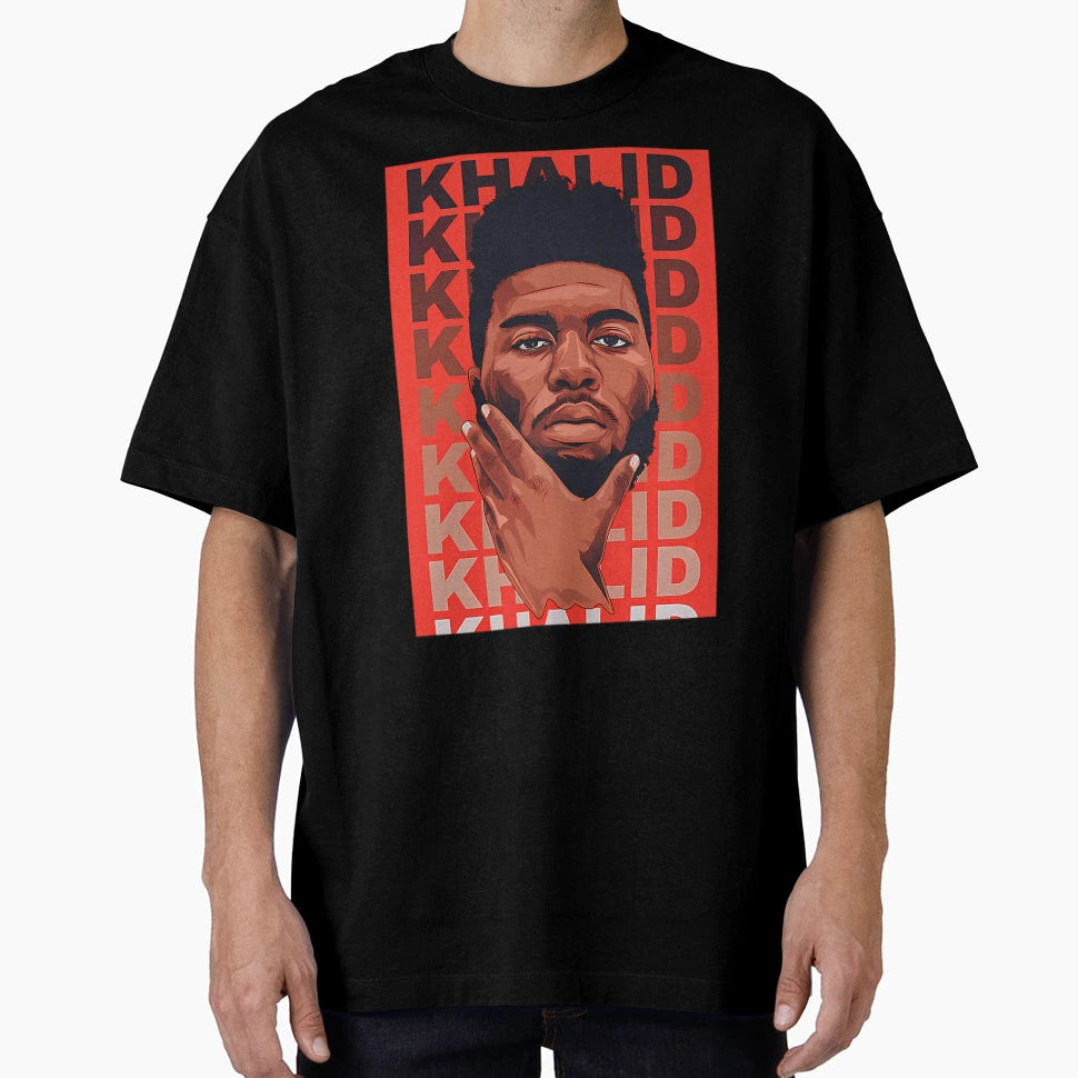 American Singer Khalid T-Shirt - Graphic Print Men Women - T-Shirt, Sweatshirt, Hoodie