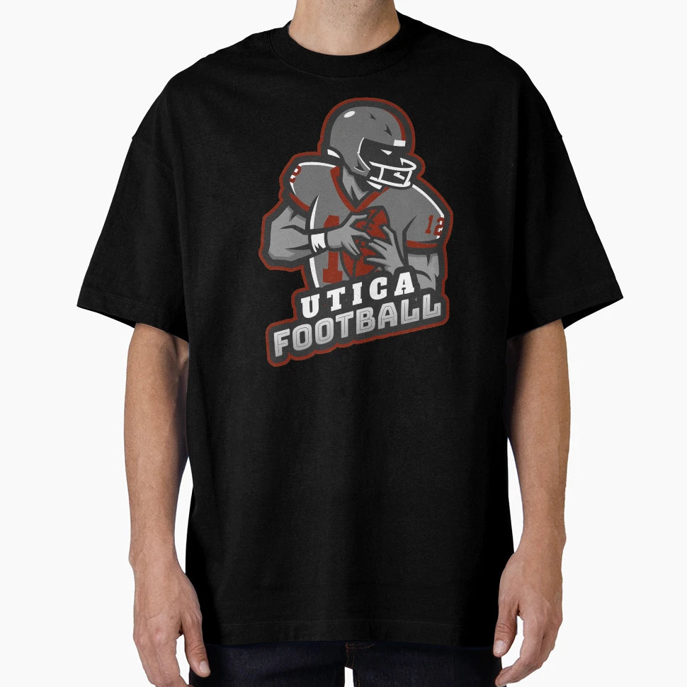 Utica Football T-Shirt - Novelty Apparel for Adults - T-Shirt, Sweatshirt, Hoodie