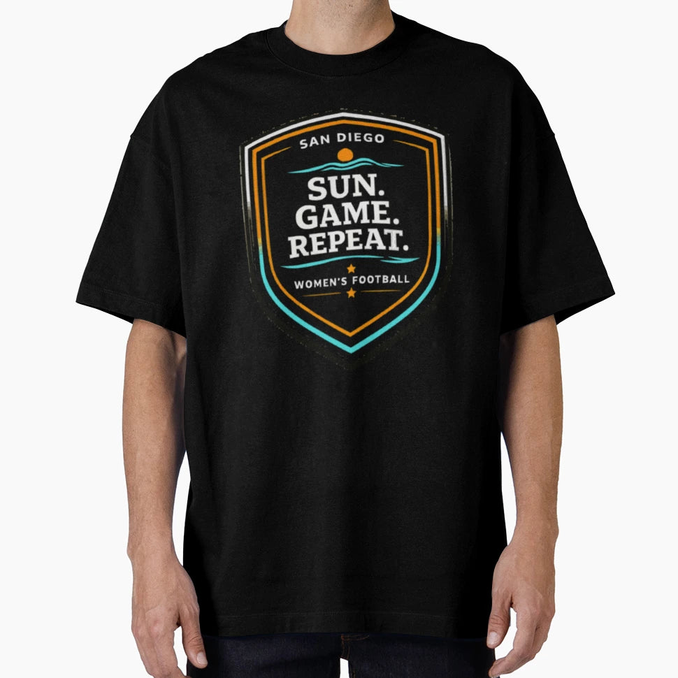 San Diego Womens Football Sun Game T-Shirt - Unique Graphic for Adults - T-Shirt, Sweatshirt, Hoodie