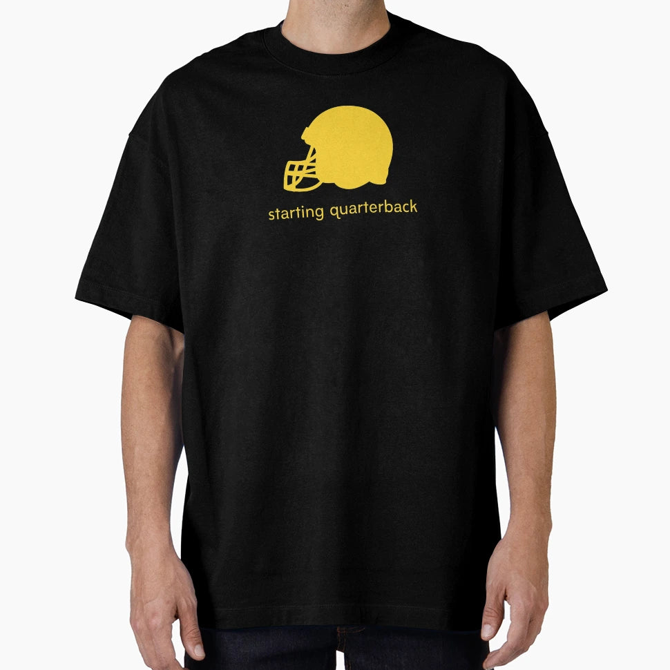 Starting Quarterback T-Shirt - Trendy Graphic for Adults - T-Shirt, Sweatshirt, Hoodie