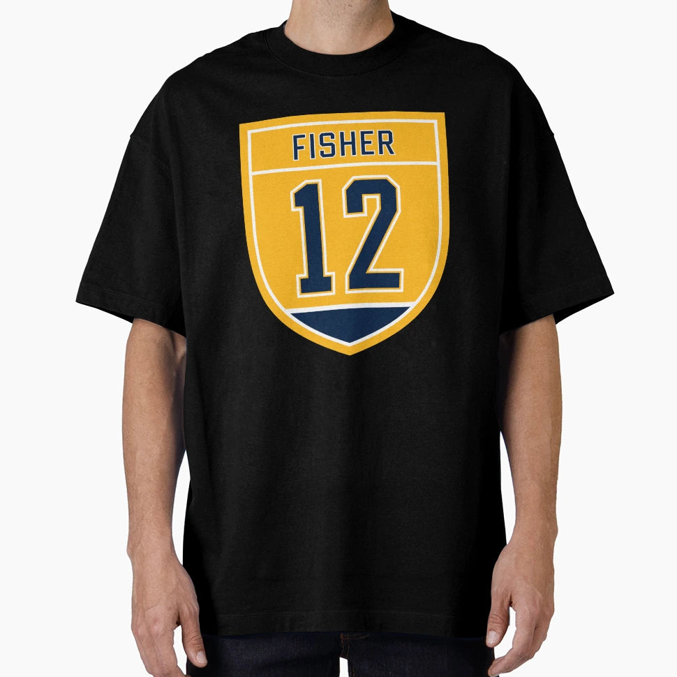 Fisher 12 Emblem T-Shirt - Casual Everyday Wear Unisex - T-Shirt, Sweatshirt, Hoodie