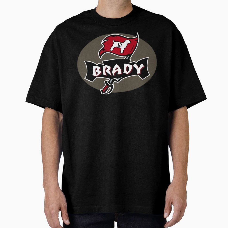 Tampa Bay Brady Goat 12 Fan T-Shirt - Unique Graphic Men Women - T-Shirt, Sweatshirt, Hoodie