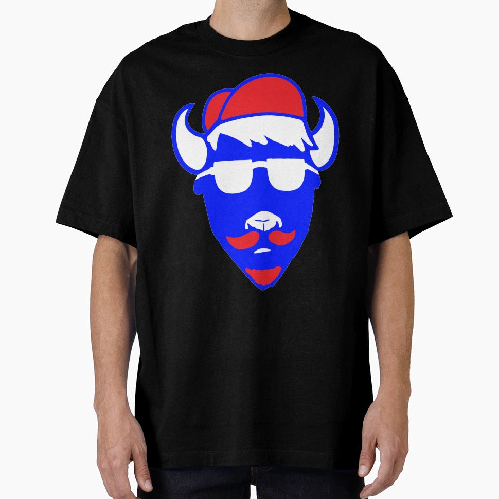 Hipster Buffalo T-Shirt - Custom Art Print Men Women - T-Shirt, Sweatshirt, Hoodie