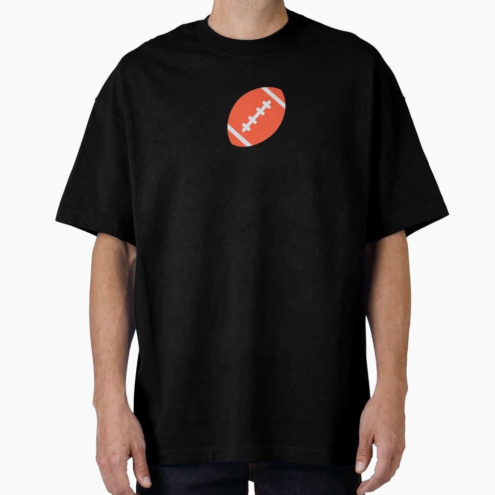 Football Heartbeat T-Shirt - Unique Graphic for Adults - T-Shirt, Sweatshirt, Hoodie
