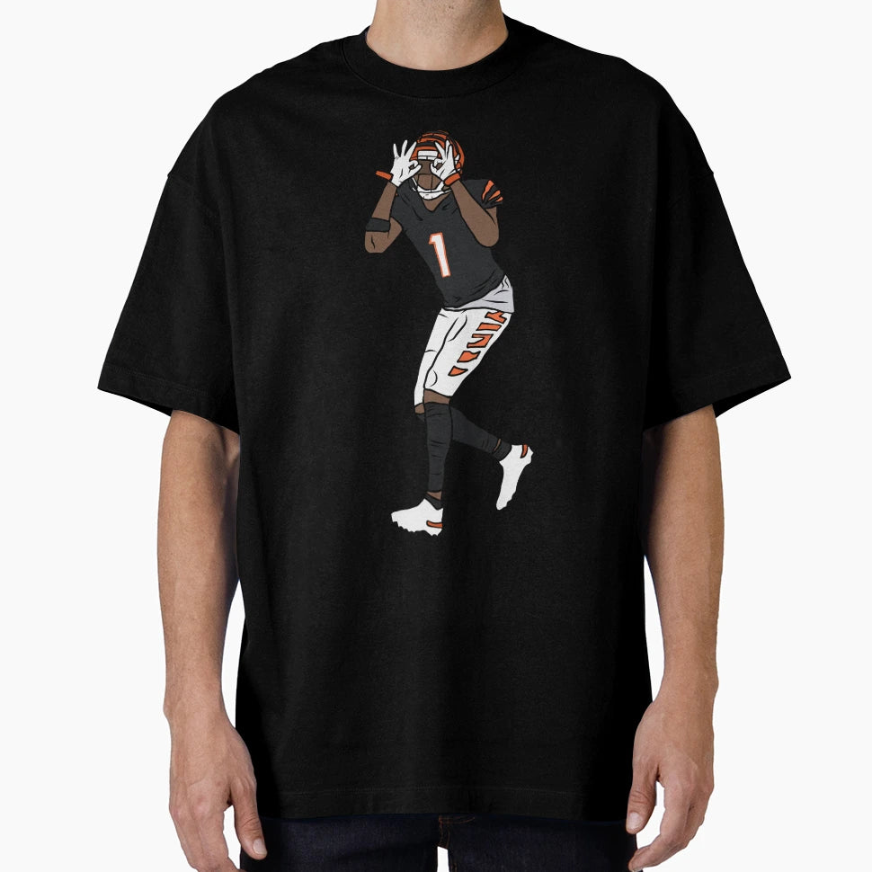 Jamarr Chase Celebration 2 T-Shirt - Aesthetic Graphic for Adults - T-Shirt, Sweatshirt, Hoodie
