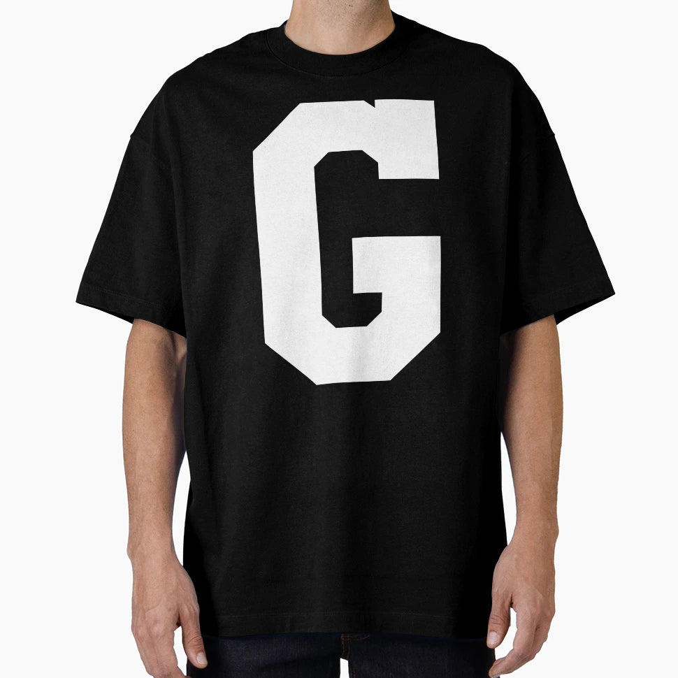 Alphabet White G Sports Letter G T-Shirt - Unique Graphic Unisex - T-Shirt, Sweatshirt, Hoodie