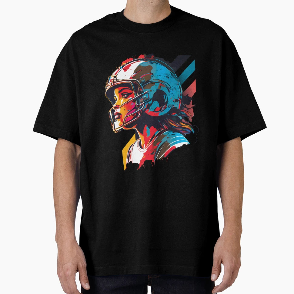 American Football Usa Popular Sports T-Shirt - Minimalist Print Men Women - T-Shirt, Sweatshirt, Hoodie