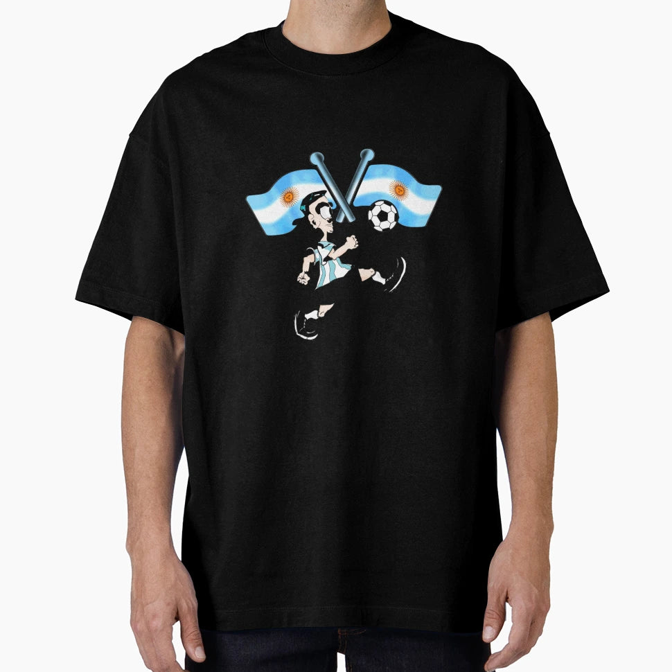 Argentina Soccer T-Shirt - Custom Art Print Men Women - T-Shirt, Sweatshirt, Hoodie