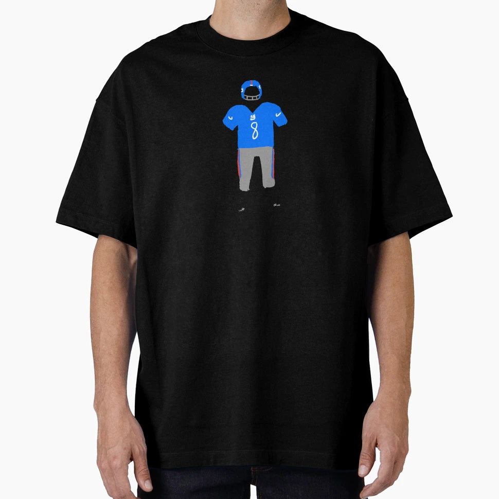 Daniel Jones Giants Doodle T-Shirt - Casual Everyday Wear for Adults - T-Shirt, Sweatshirt, Hoodie