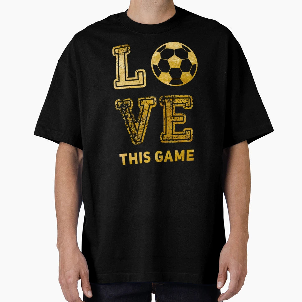 Soccer Futbol Love T-Shirt - Aesthetic Graphic Unisex - T-Shirt, Sweatshirt, Hoodie
