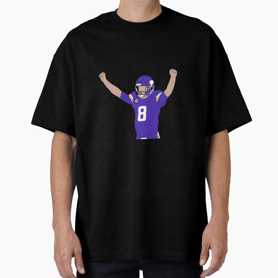 Minnesota Viking Kirk Cousins T-Shirt - Aesthetic Graphic Men Women - T-Shirt, Sweatshirt, Hoodie