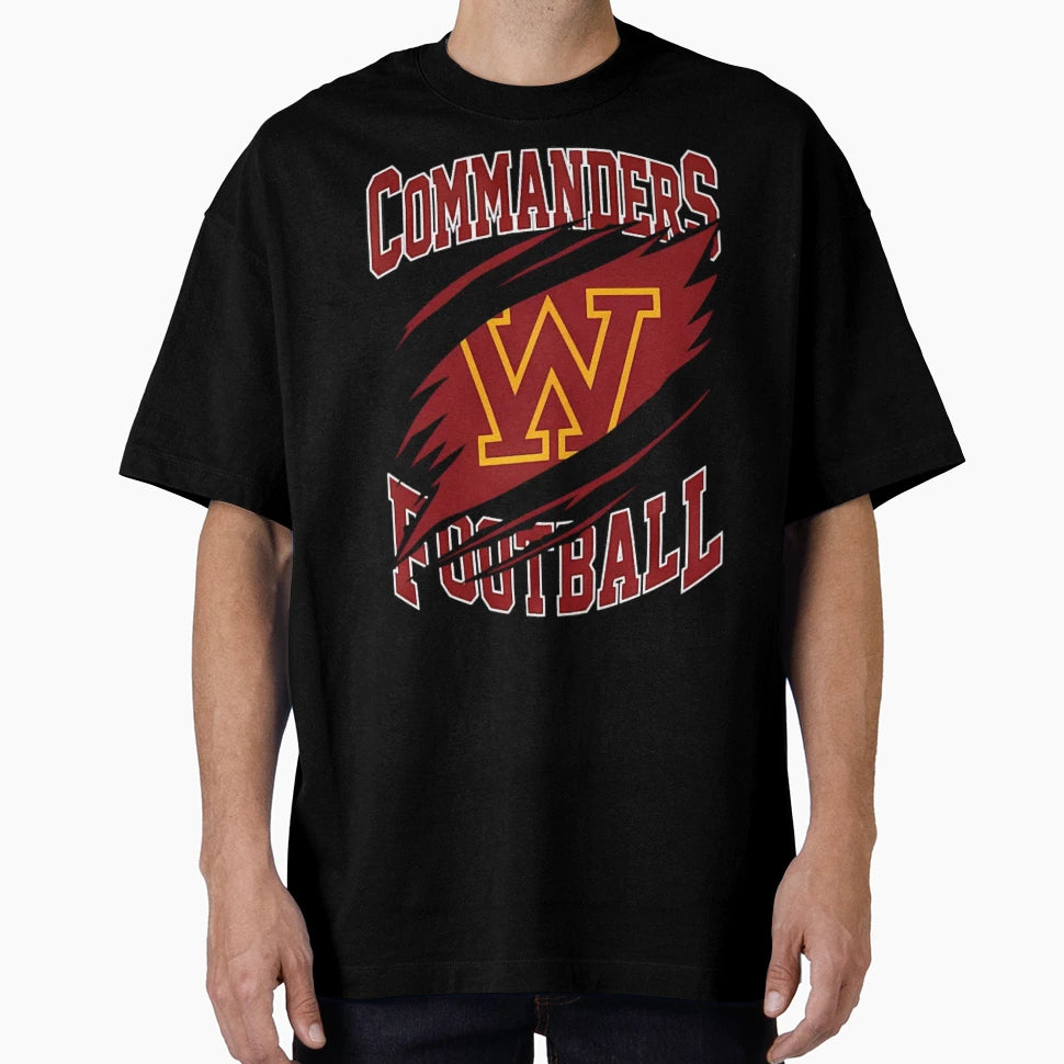 Washington Commanders T-Shirt - Custom Art Print Unisex - T-Shirt, Sweatshirt, Hoodie
