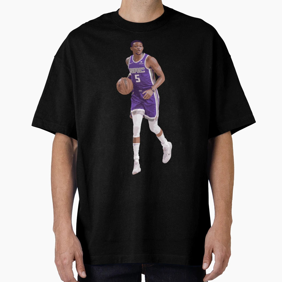 Deaaron Fox 5 Basketball T-Shirt - Custom Art Print Unisex - T-Shirt, Sweatshirt, Hoodie