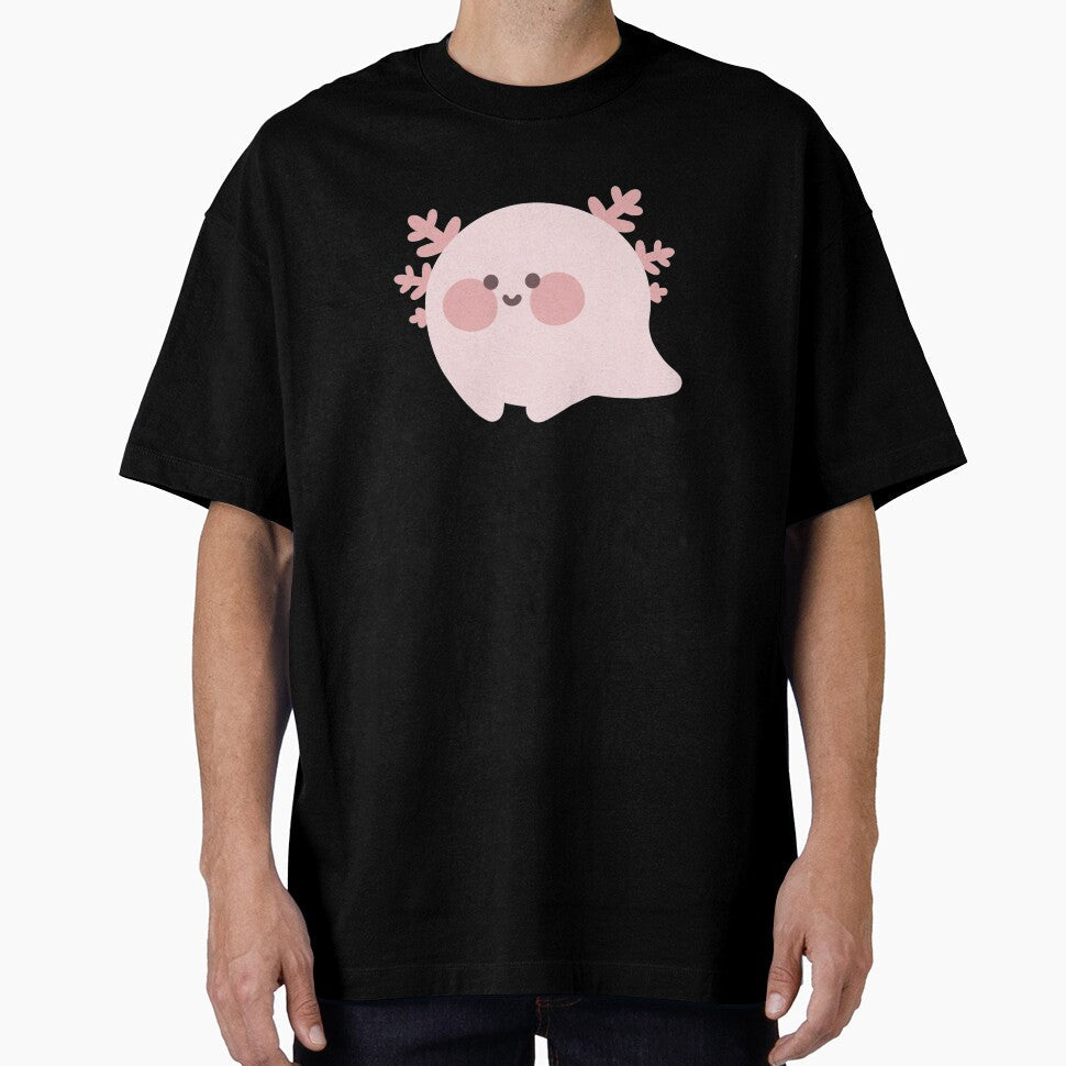 Cute Pink Axolotl by Smilemerch - Adult & Kids T-Shirts, Sweatshirts & Hoodies apparel design preview 1