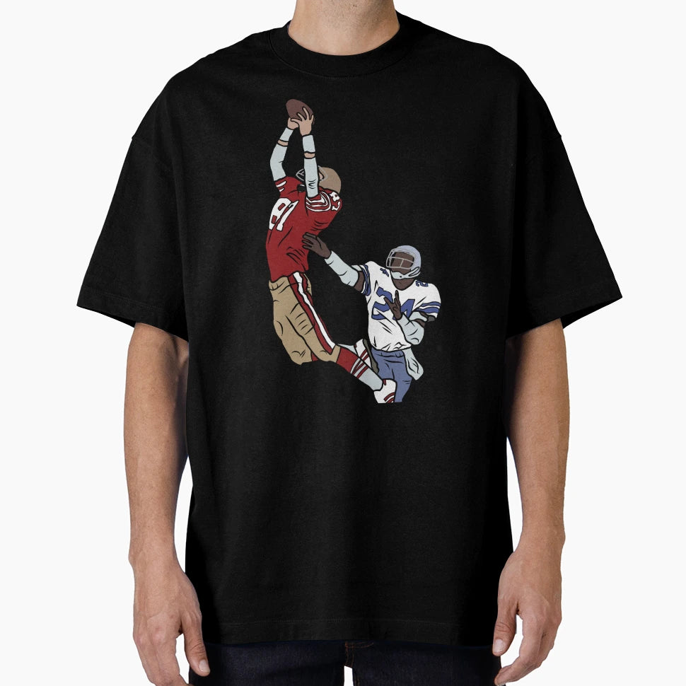 Dwight Clark Catch T-Shirt - Novelty Apparel for Adults - T-Shirt, Sweatshirt, Hoodie