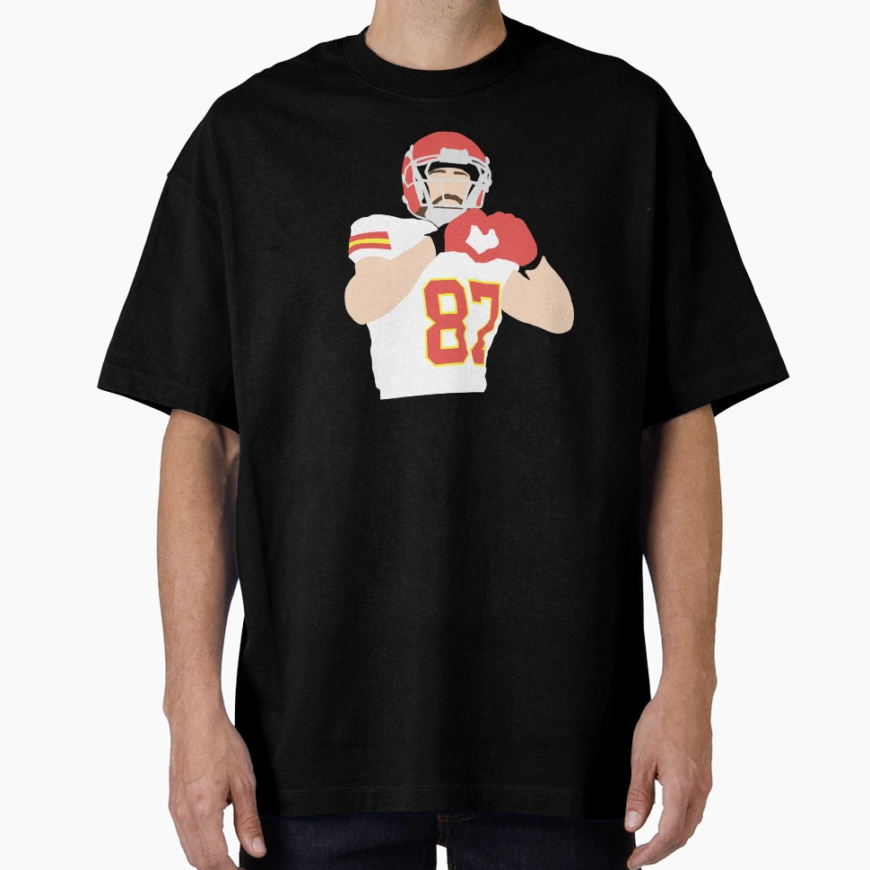 Kelce Heart Kansas City Missouri T-Shirt - Casual Everyday Wear Men Women - T-Shirt, Sweatshirt, Hoodie