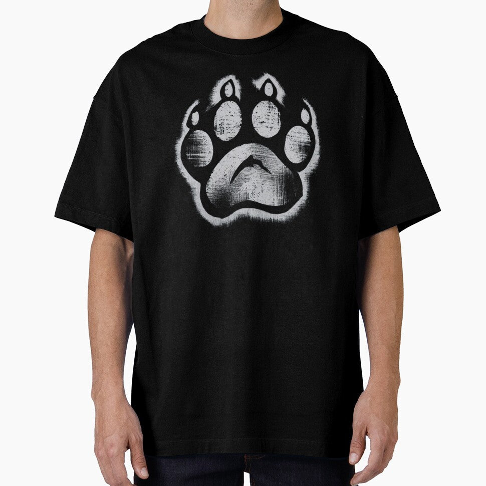 Distressed Wolf Paw Mark by R-market - Adult & Kids T-Shirts, Sweatshirts & Hoodies apparel design preview 1