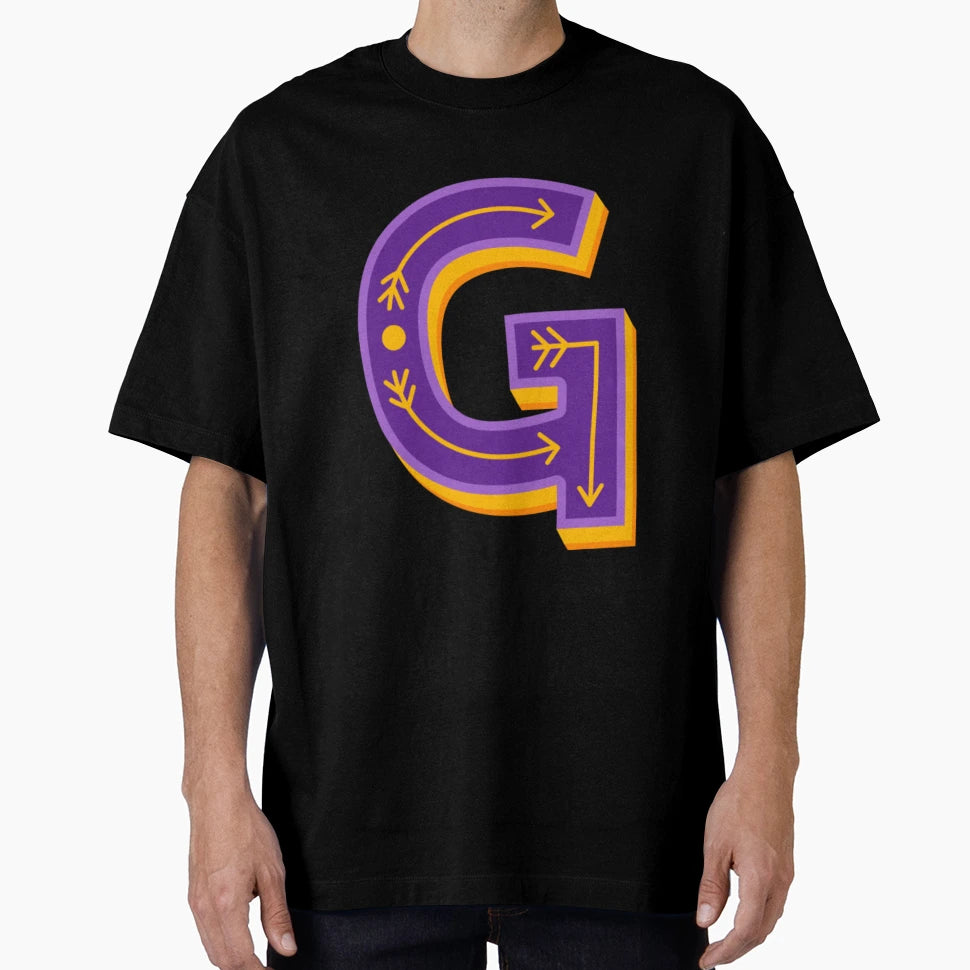 Letter G T-Shirt - Graphic Print Unisex - T-Shirt, Sweatshirt, Hoodie