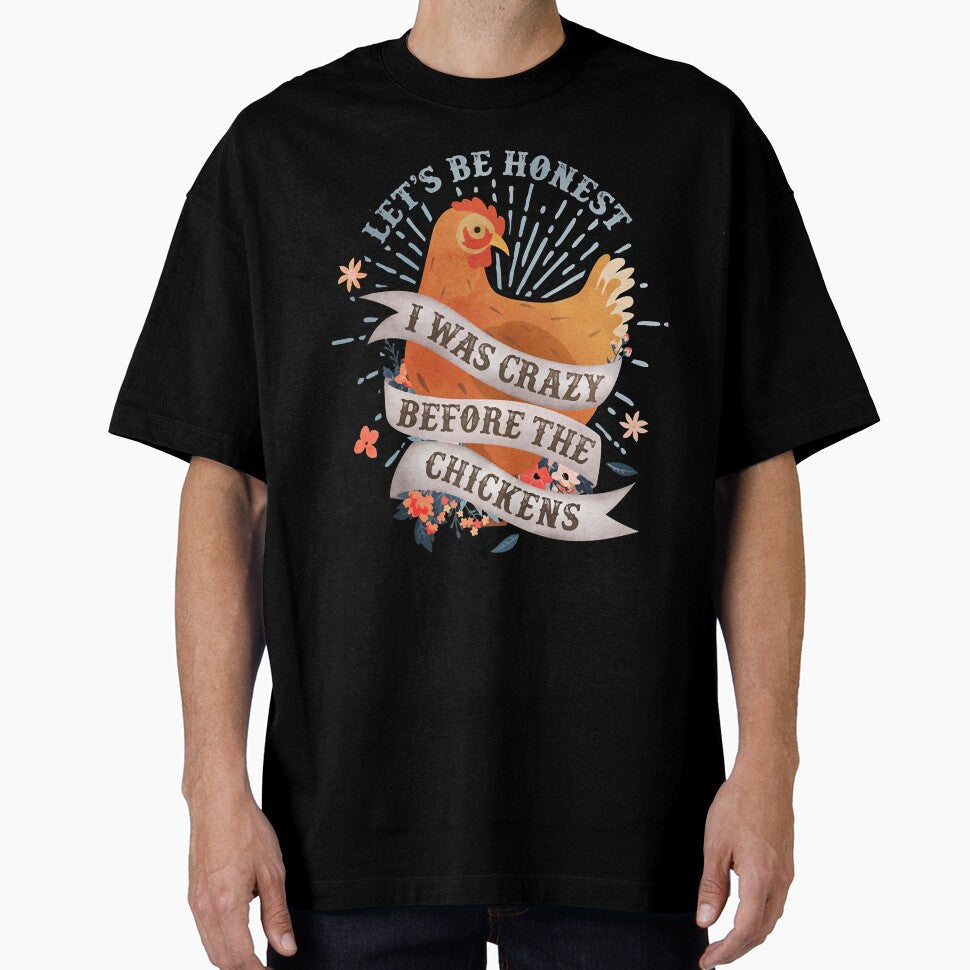 Crazy Before The Chickens by DebraEndycott - Adult & Kids T-Shirts, Sweatshirts & Hoodies apparel design preview 1