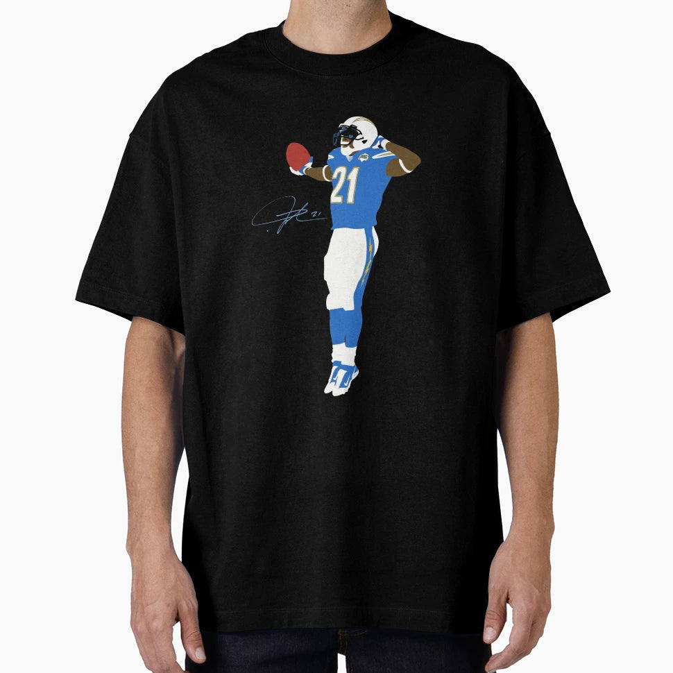 Ladainian Tomlinson Chargers 21 T-Shirt - Casual Everyday Wear for Adults - T-Shirt, Sweatshirt, Hoodie