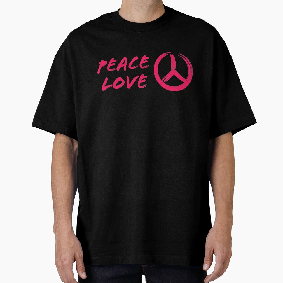 Hippie Loveheart T-Shirt - Trendy Graphic for Adults - T-Shirt, Sweatshirt, Hoodie