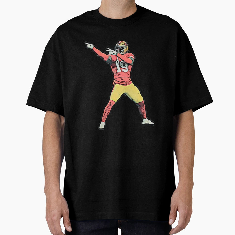 DS 49Ers Wide Receiver Bold Cartoon T-Shirt - Unique Graphic for Adults - T-Shirt, Sweatshirt, Hoodie