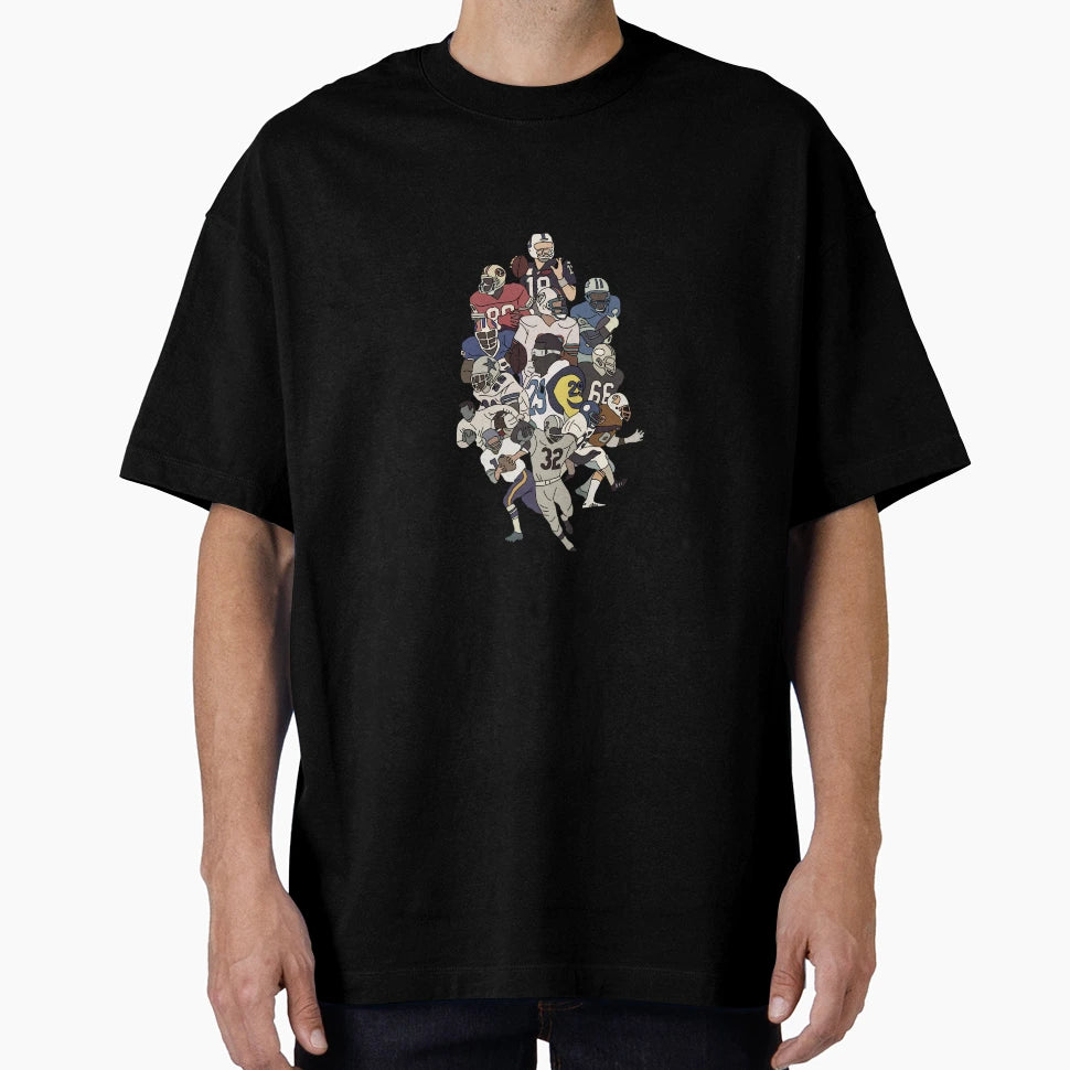 Nfl Football Players T-Shirt - Novelty Apparel Unisex - T-Shirt, Sweatshirt, Hoodie