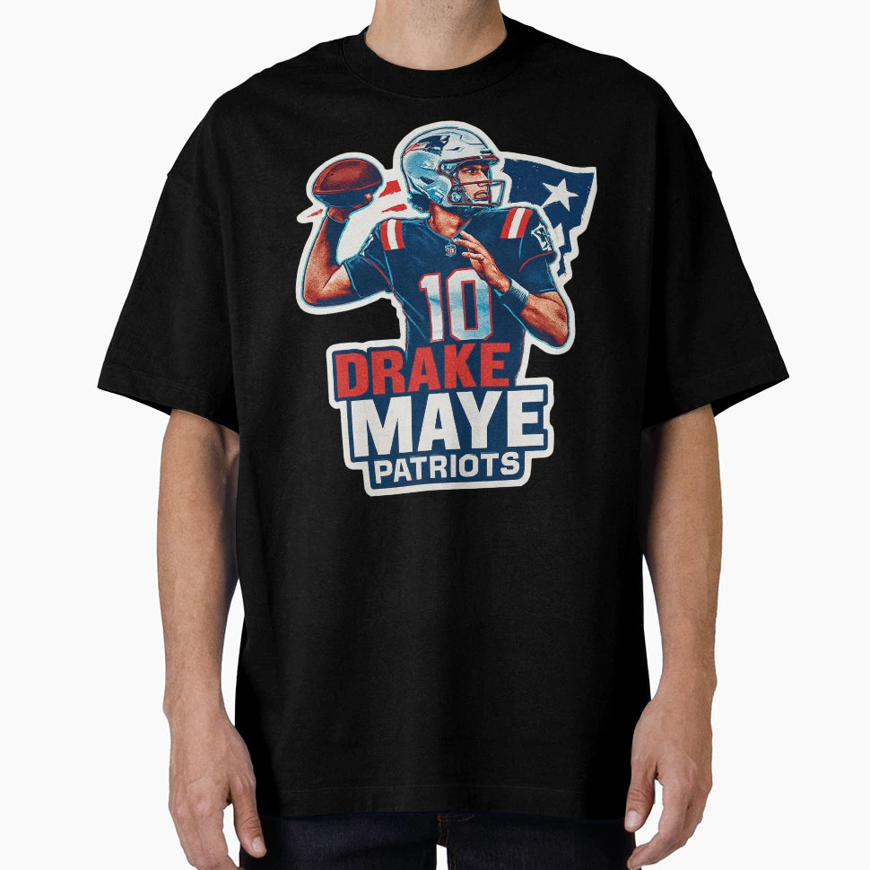 Drake Maye T-Shirt - Unique Graphic Men Women - T-Shirt, Sweatshirt, Hoodie