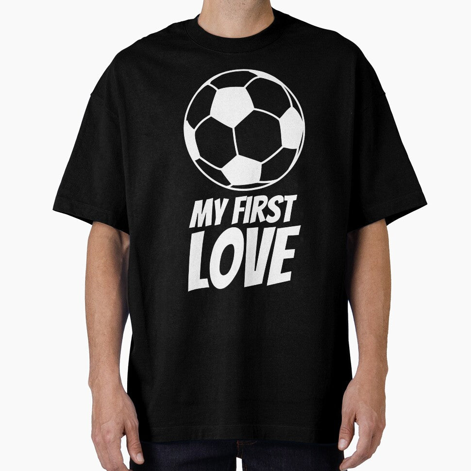 My First Love Soccer Forever by Karim-Karem - Adult & Kids T-Shirts, Sweatshirts & Hoodies apparel design preview 1