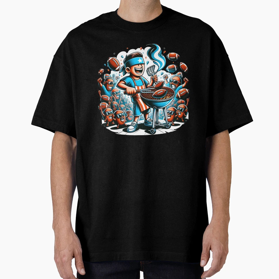 Grill Master Touchdown T-Shirt - Streetwear Style for Adults - T-Shirt, Sweatshirt, Hoodie