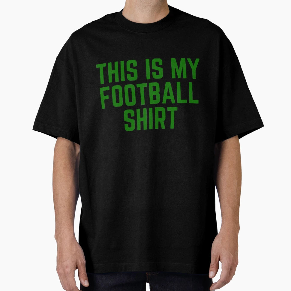 Football Team Colors Green Game Day T-Shirt - Trendy Graphic for Adults - T-Shirt, Sweatshirt, Hoodie