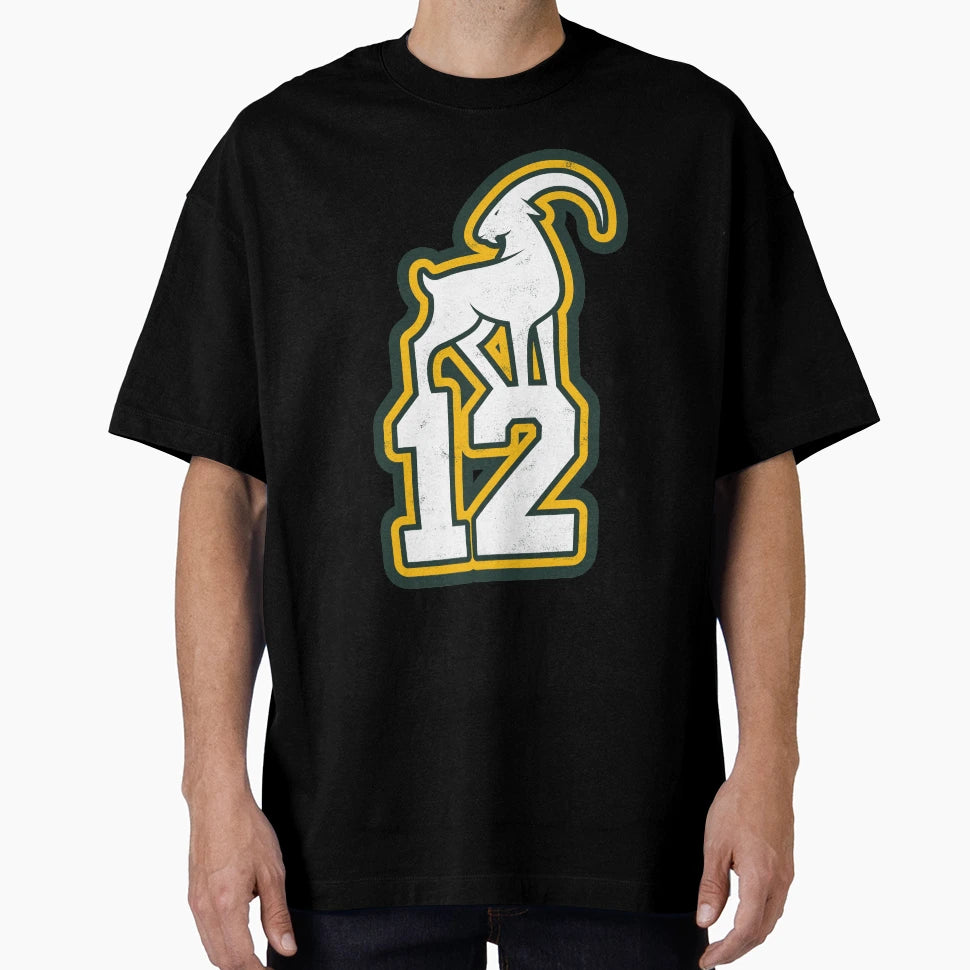 Goat 12 Green Bay Brady T-Shirt - Custom Art Print Unisex - T-Shirt, Sweatshirt, Hoodie