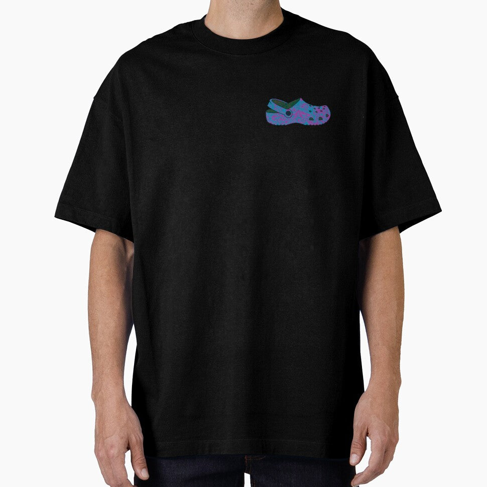 Croc Life Tie Dye Purple by FringeInk - Adult & Kids T-Shirts, Sweatshirts & Hoodies apparel design preview 1