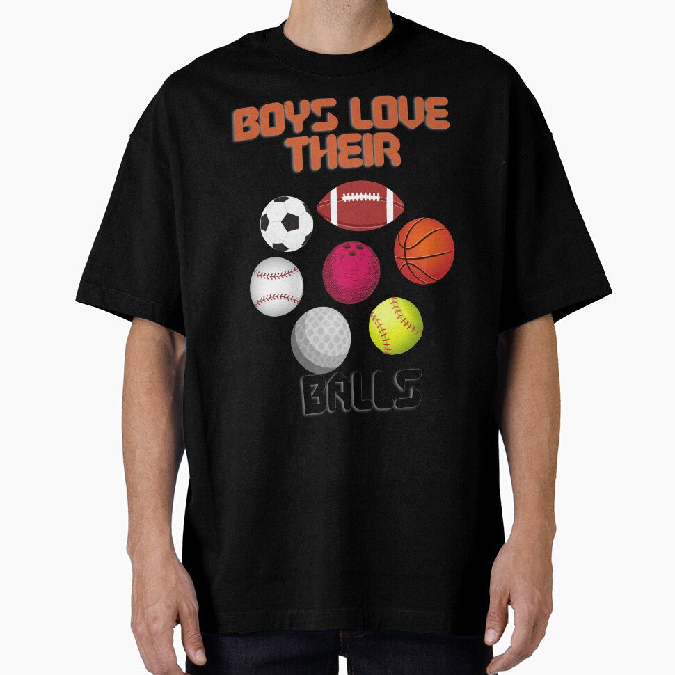 Boys Love Their Balls by Trendi61 - Adult & Kids T-Shirts, Sweatshirts & Hoodies apparel design preview 1