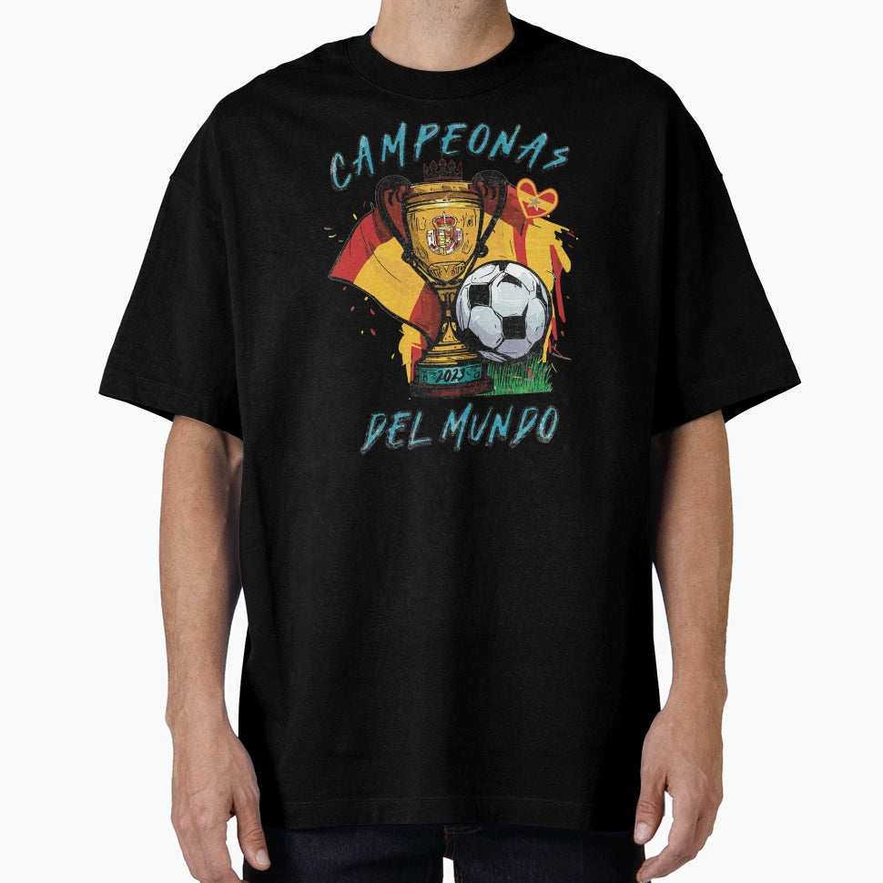 Spain World Champions 2023 Campeonas Del T-Shirt - Novelty Apparel Unisex - T-Shirt, Sweatshirt, Hoodie