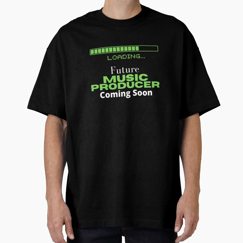 Future Music Producer Loading Maternity T-Shirt - Trendy Graphic Men Women - T-Shirt, Sweatshirt, Hoodie