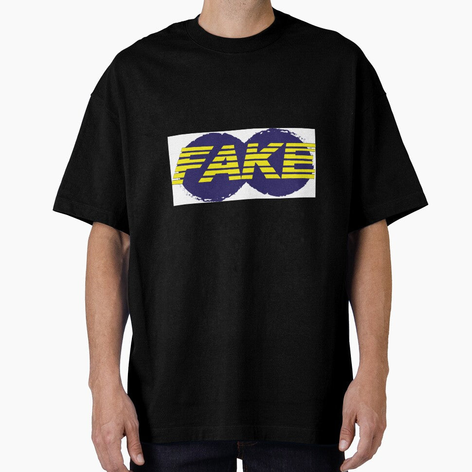 FAKE Oversized by LandMeetSky - Adult & Kids T-Shirts, Sweatshirts & Hoodies apparel design preview 1