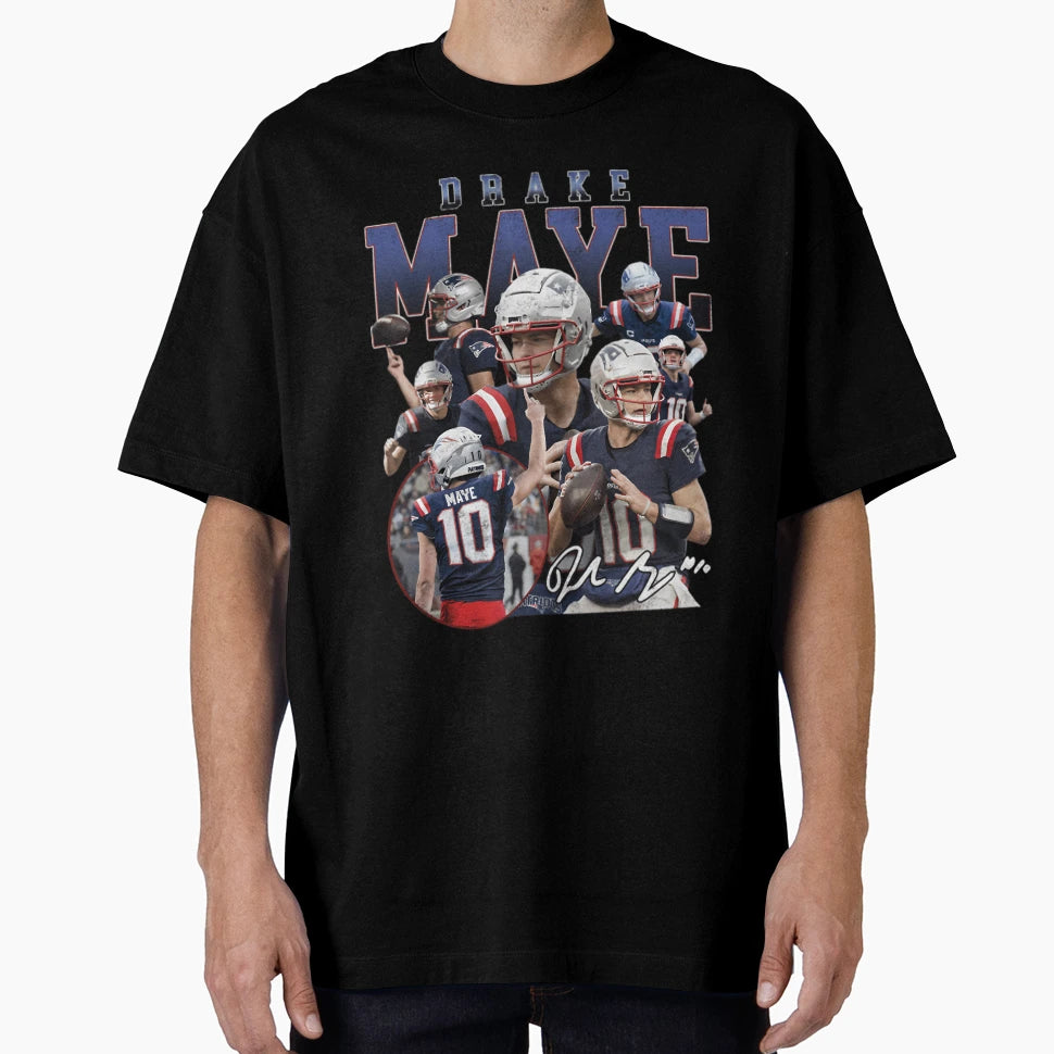 Drake Maye T-Shirt - Novelty Apparel for Adults - T-Shirt, Sweatshirt, Hoodie