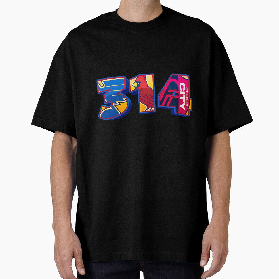 St. Louis Area Code 314 Logos Inset by tarmiziwartani - Adult & Kids T-Shirts, Sweatshirts & Hoodies apparel design preview 1
