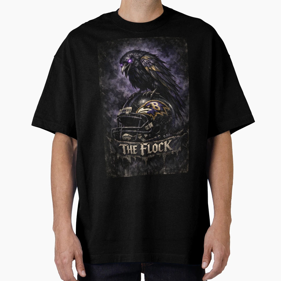Baltimore Ravens T-Shirt - Novelty Apparel for Adults - T-Shirt, Sweatshirt, Hoodie