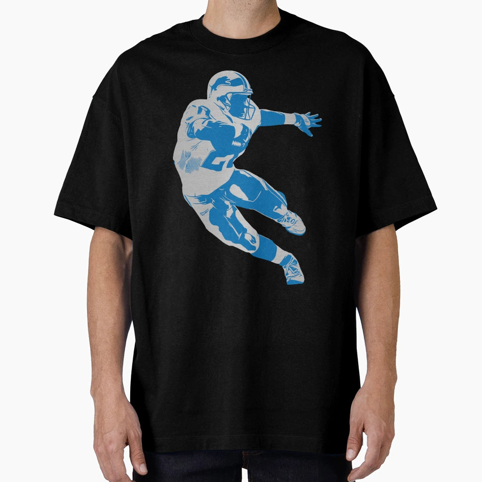 Barry Sanders Hologram T-Shirt - Trendy Graphic Men Women - T-Shirt, Sweatshirt, Hoodie