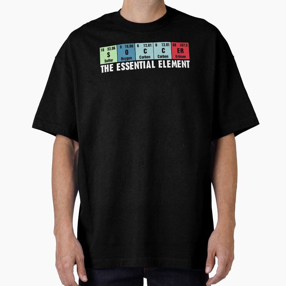 Soccer The Essential Element Periodic Table by Sinful - Adult & Kids T-Shirts, Sweatshirts & Hoodies apparel design preview 1