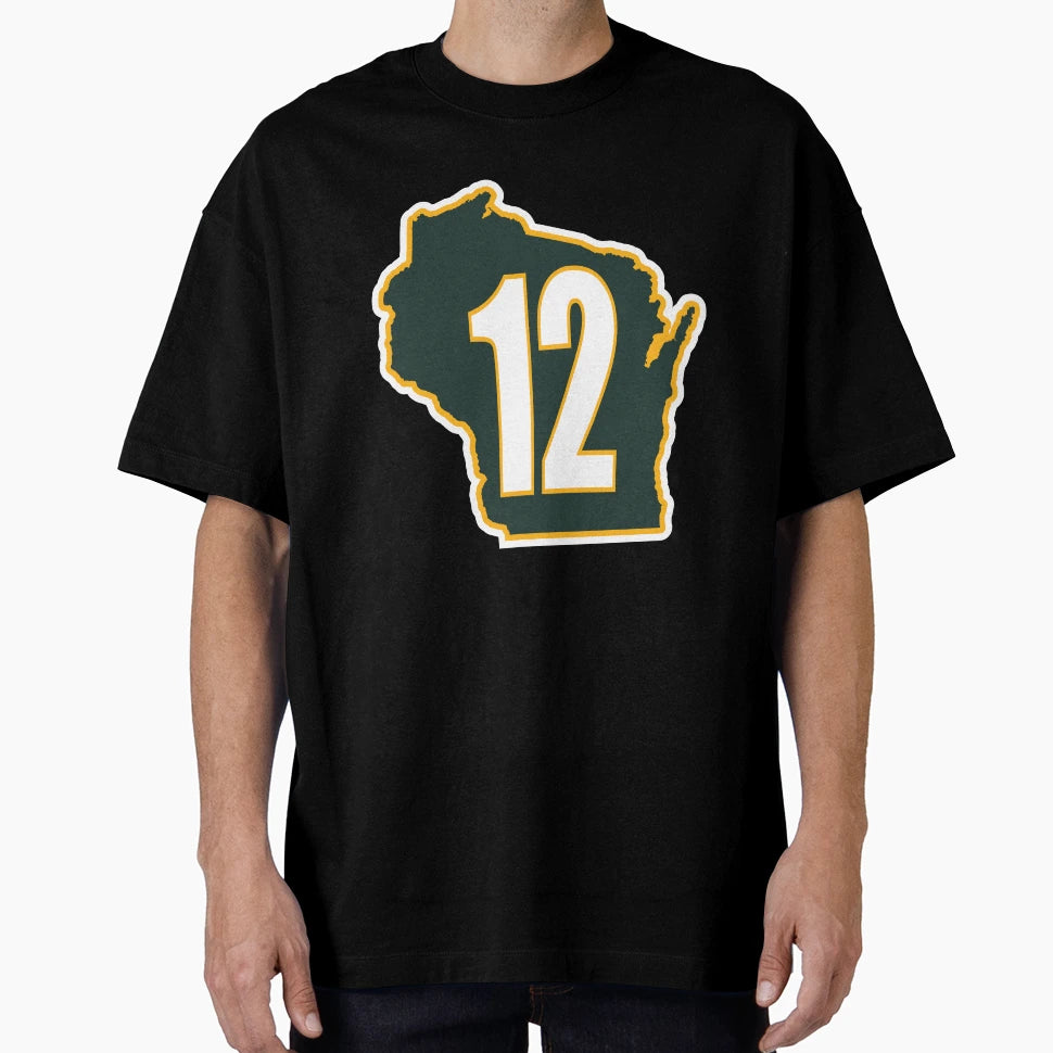Wisconsin Map 12 T-Shirt - Streetwear Style Unisex - T-Shirt, Sweatshirt, Hoodie